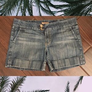 Denim shorts